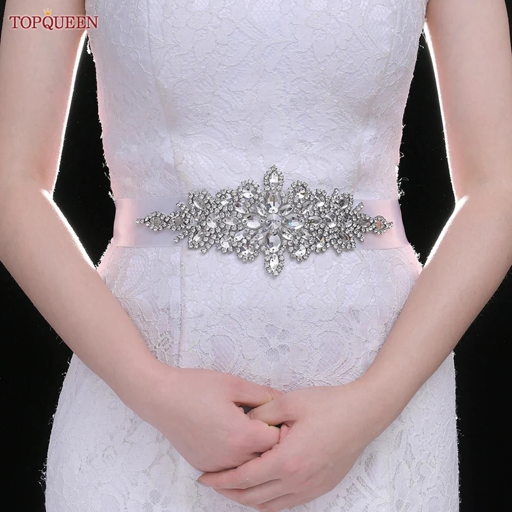 Elegant Off White Embellished Belt
